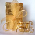 coffee gold gift wrapping